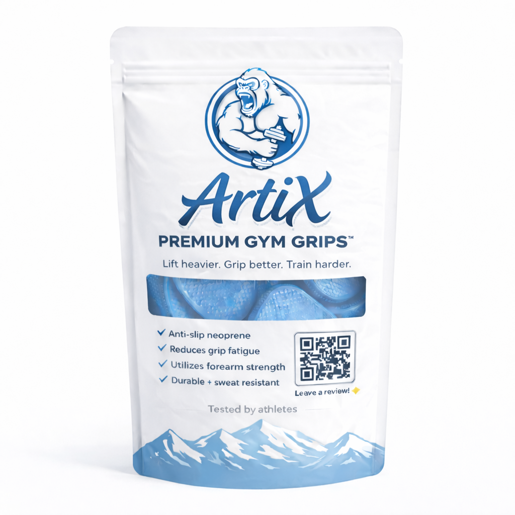 ArtiX Premium Gym Grips package
